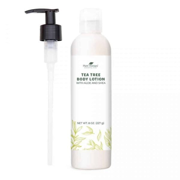Tea Tree Body Lotion With Aloe And Shea 8oz Front Pump 960x960