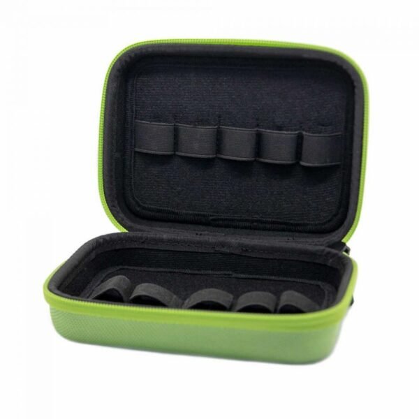 Hard Top Carrying Case Small 10ml Green Open 960x960