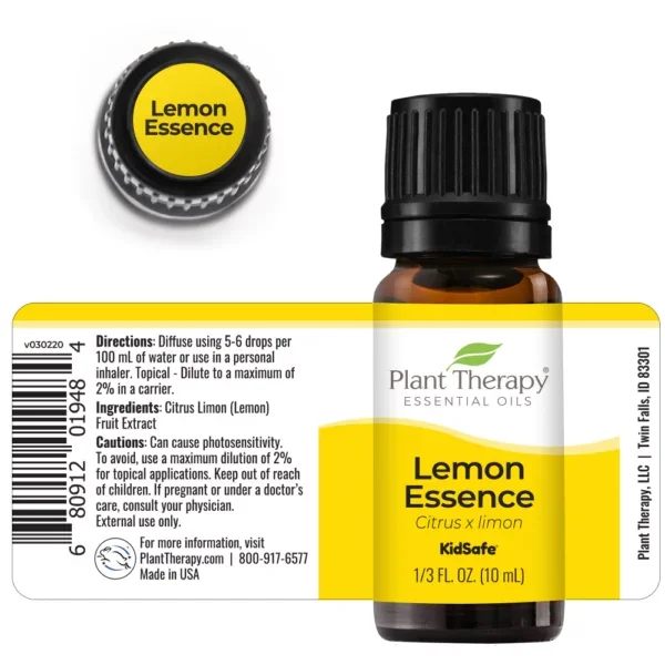 Lemon Essence Eo 10ml Stretch Top 1946x